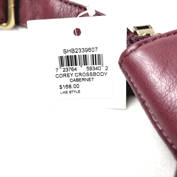 Fossil Corey Cabernet Leather Crossbody - Picture 6 of 6
